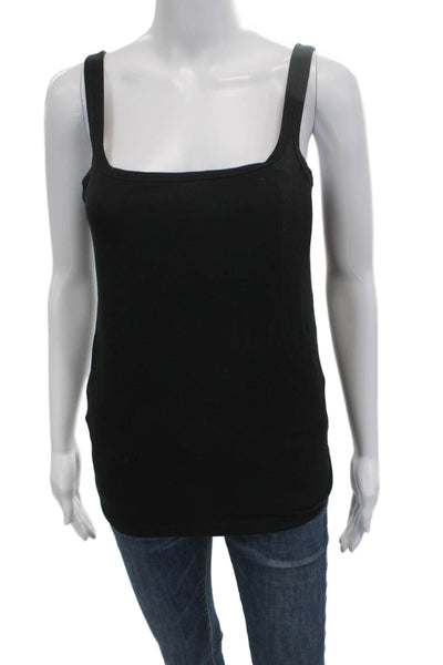 Uniqlo Women Basic Black Square Neck Sleeveless Camisole Size L