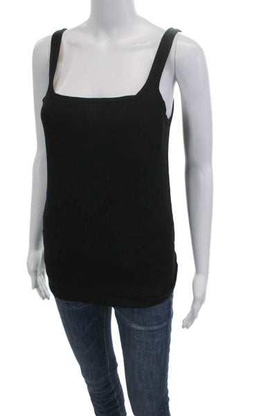Uniqlo Women Basic Black Square Neck Sleeveless Camisole Size L