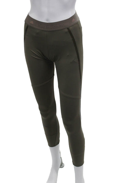 Stella McCartney Womens Ankle Jeggings Army Green Size XS