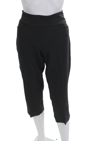 Tail Womens Capri Cropped Black Pants Size 8 Tall