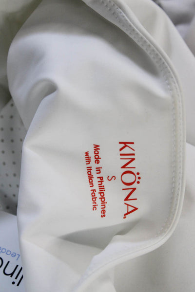 Kinona Women Mini Wrap Skort White Italian Fabric Knee Length Size S