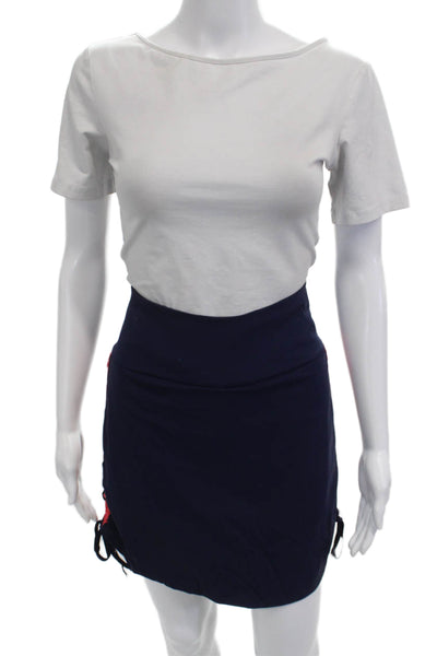 Kinona Womens Pencil Skort Dark Blue Nylon Lycra Size S