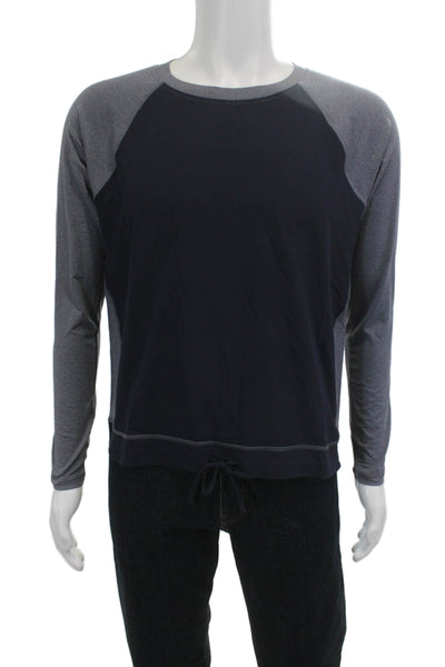 Cutter & Buck Mens Dark Blue Long Sleeve Crew Neck T-Shirt Size S
