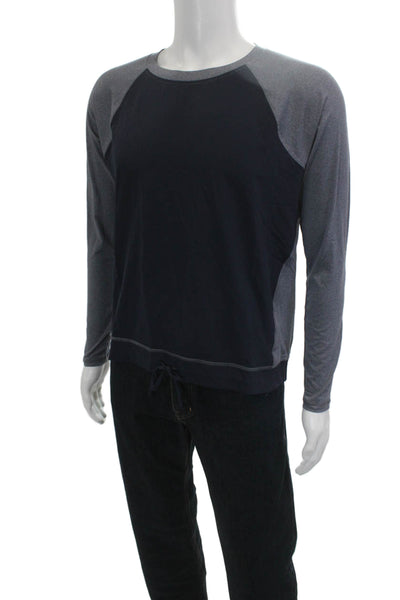 Cutter & Buck Mens Dark Blue Long Sleeve Crew Neck T-Shirt Size S
