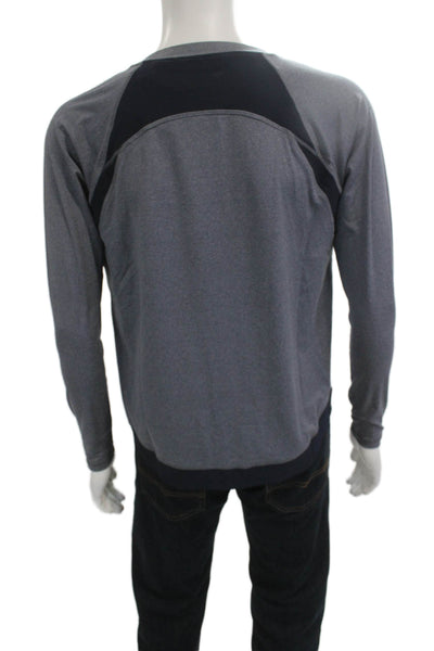 Cutter & Buck Mens Dark Blue Long Sleeve Crew Neck T-Shirt Size S