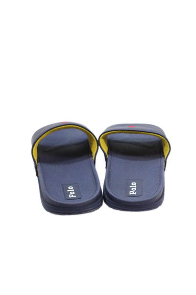 Polo Ralph Lauren Boys Slide On Sandals Navy Size 3