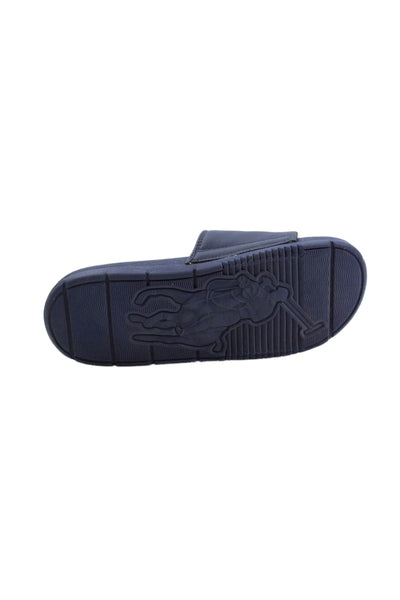 Polo Ralph Lauren Boys Slide On Sandals Navy Size 3