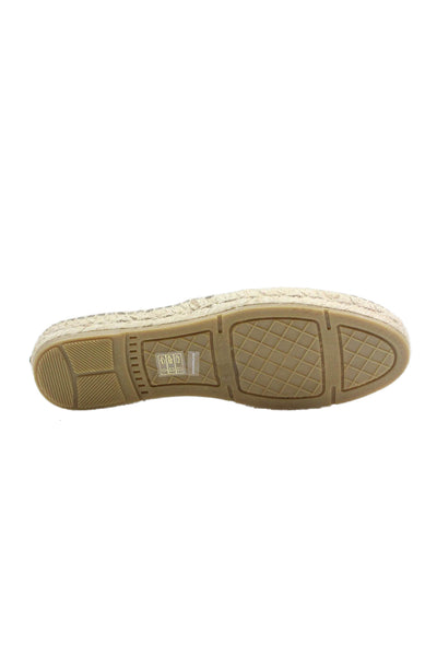 Aquatalia Women's Round Toe Suede Espadrille Loafers Shoes Gray Size 7