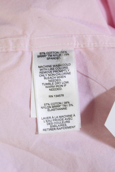 Vineyard Vines Mens Button-Down Collared Long Sleeve Pink Preppy Cotton Size L