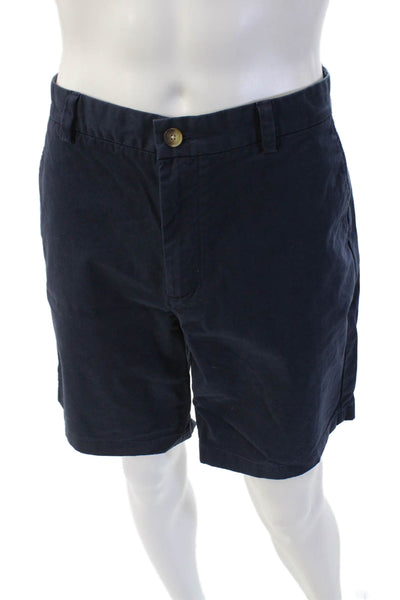 Vineyard Vines Mens Chino Shorts Dark Blue 97% Cotton 3% Elastane Size 35