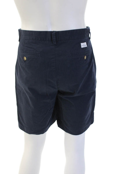 Vineyard Vines Mens Chino Shorts Dark Blue 97% Cotton 3% Elastane Size 35
