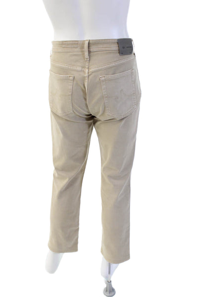 AG Mens Chinos Beige Button Size 34