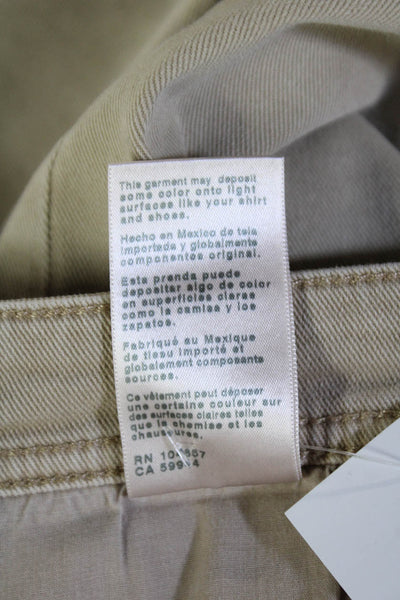 AG Mens Chinos Beige Button Size 34