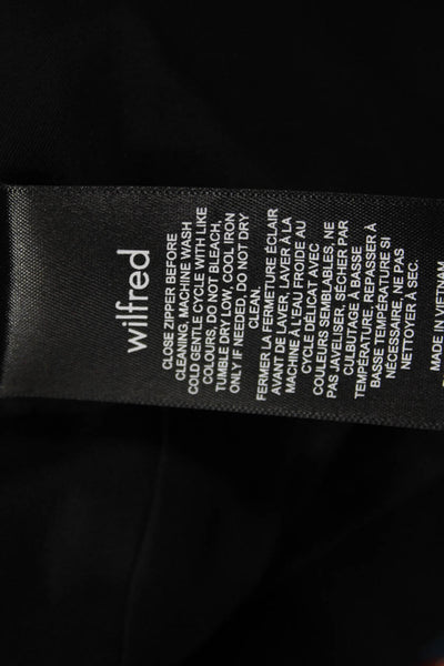 Wilfred Women Cargo Mini Skort Black 100% Polyester Solid Size 0
