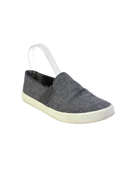 Vince Women's Round Toe Slip-On Rubber Sole Shoes Gray Size 9