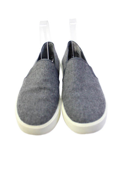 Vince Women's Round Toe Slip-On Rubber Sole Shoes Gray Size 9