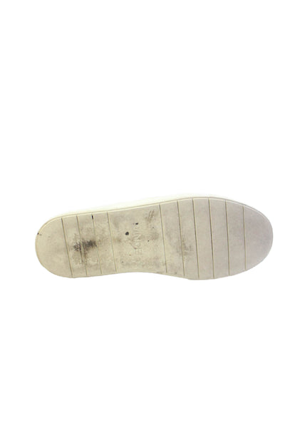 Vince Women's Round Toe Slip-On Rubber Sole Shoes Gray Size 9