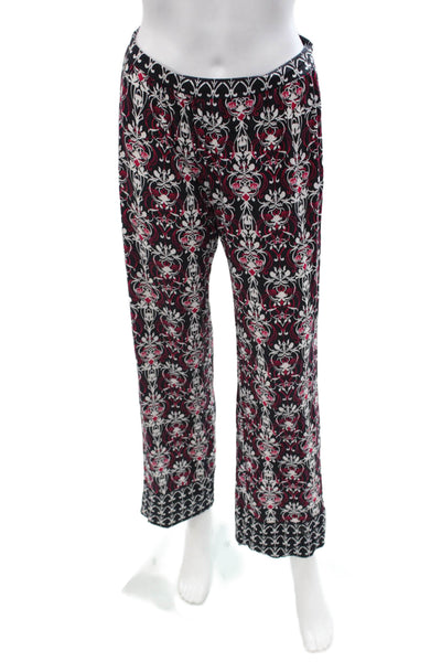 Cosabella Womens Black Floral Viscose Elastane Leggings Bohemian Petite Size S