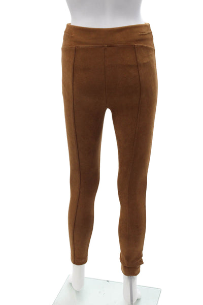 Spanx Women Ankle Jeggings Brown Petites Size S