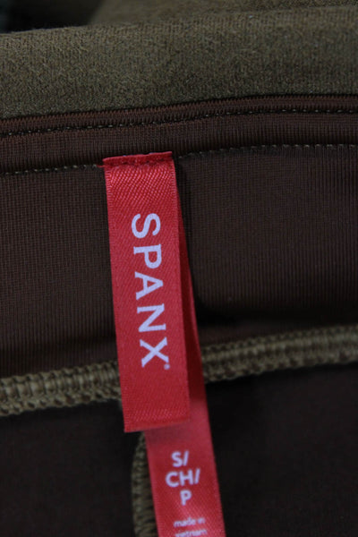 Spanx Women Ankle Jeggings Brown Petites Size S