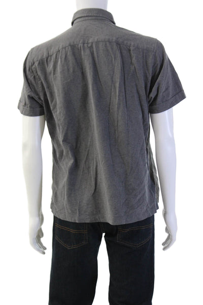 Munro Mens Short Sleeves Rugby Shirt Grey Cotton Size 43 17