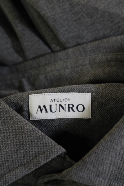 Munro Mens Short Sleeves Rugby Shirt Grey Cotton Size 43 17