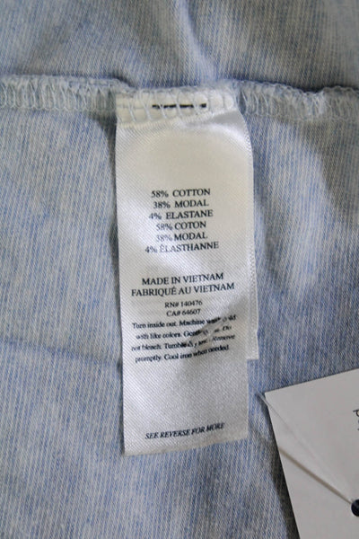 Faherty Brand Mens Gray Beach Crew Short Sleeve T-Shirt Cotton Modal Size XL