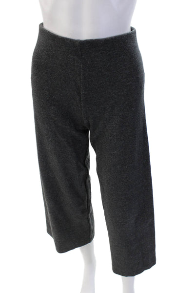 Z Supply Womens Cropped Pants Dark Gray Solid Size XS