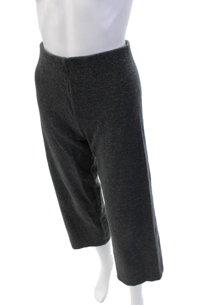 Z Supply Womens Cropped Pants Dark Gray Solid Size XS