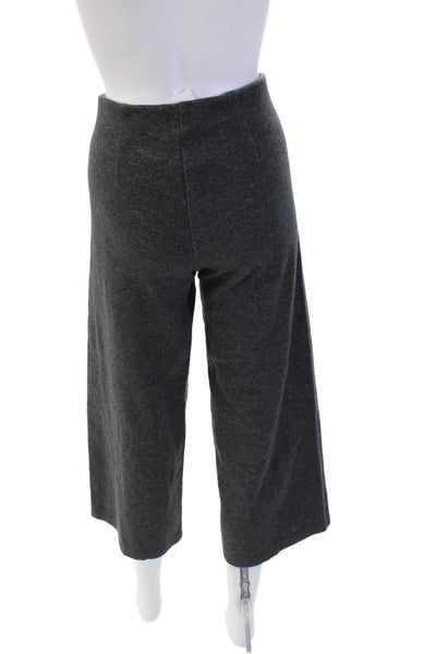 Z Supply Womens Cropped Pants Dark Gray Solid Size XS