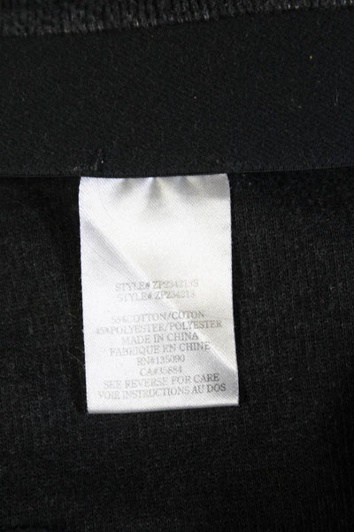 Z Supply Womens Cropped Pants Dark Gray Solid Size XS