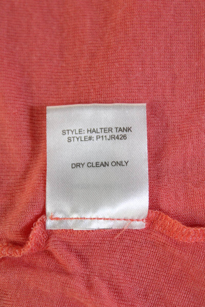 Gryphon New York Women Basic Pink Sleeveless Tank Modal Silk Cashmere Size M