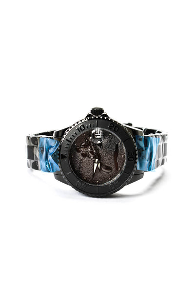 Invicta Womens Black S. Steel Ltd Edition Mouse 24532 Automatic Watch 38mm NWOT
