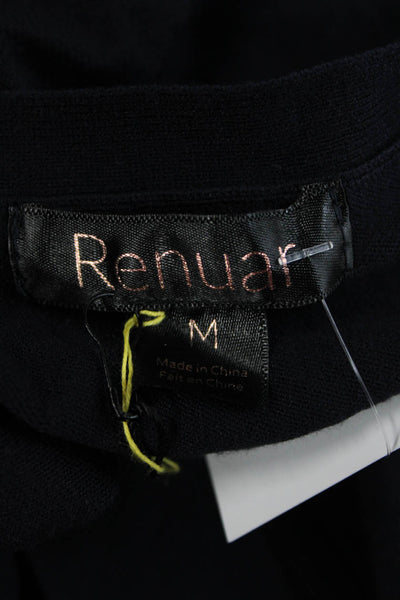 Renuar Unisex Cardigan Dark Blue V-Neck Long Sleeve Size M