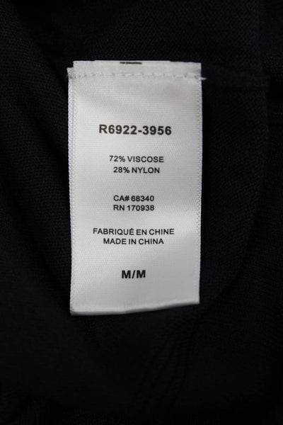 Renuar Unisex Cardigan Dark Blue V-Neck Long Sleeve Size M