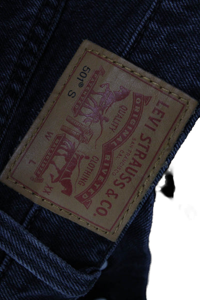 Levis Unisex Ankle Cropped Dark Gray Mid Rise Jeans Size 24