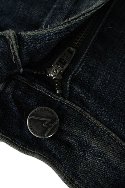 Citizens of Humanity Women Skinny Ankle Jeans Dark Blue Mid Rise Size 24