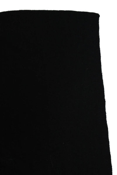 Jacquemus Women Bodycon Maxi Dress Black V-Neck Sleeveless Size 34
