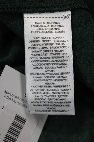 Polo Ralph Lauren Mens Pullover Sweatshirt Green Mock Neck Size Big 3X