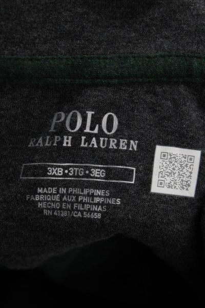 Polo Ralph Lauren Mens Pullover Sweatshirt Green Mock Neck Size Big 3X