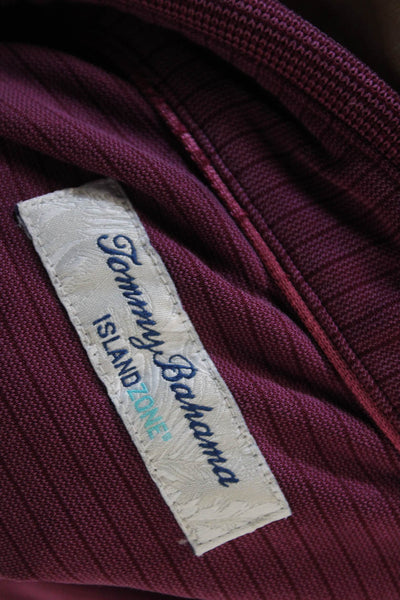 Tommy Bahama Mens Striped Rugby Shirt Pink Size Extra Extra Extra Large