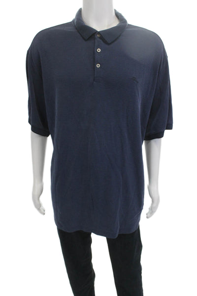 Tommy Bahama Mens Polo Shirt Navy Blue Size Extra Extra Extra Large