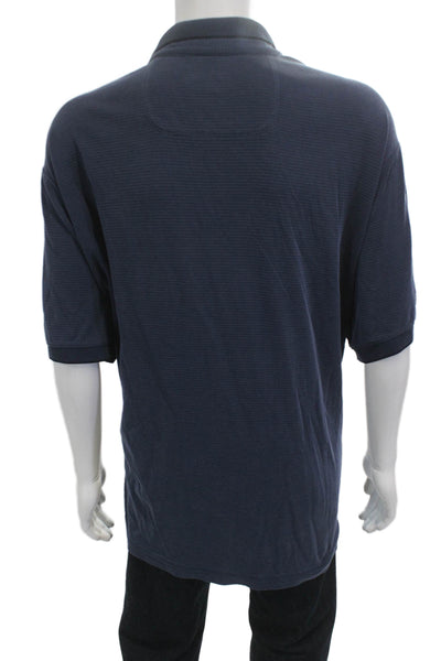 Tommy Bahama Mens Polo Shirt Navy Blue Size Extra Extra Extra Large