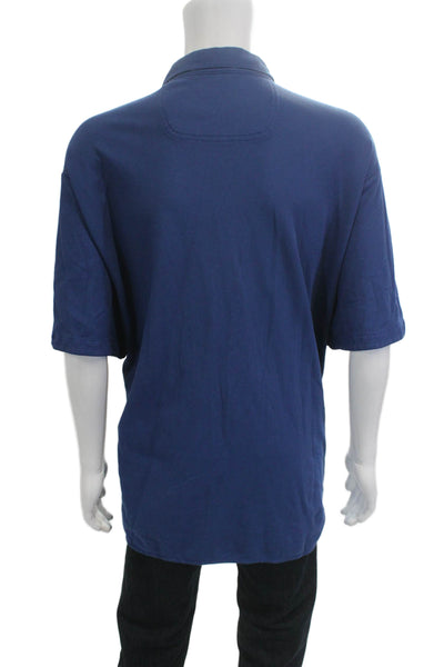 Tommy Bahama Mens Button Down Shirt Blue Size Extra Extra Extra Large