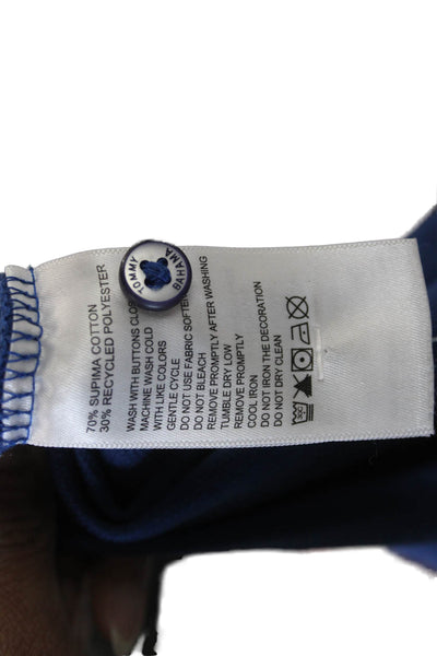 Tommy Bahama Mens Button Down Shirt Blue Size Extra Extra Extra Large