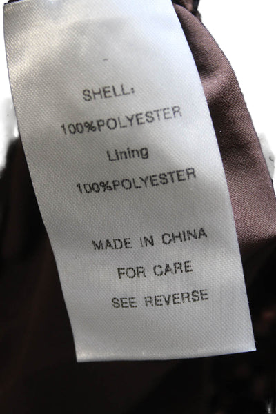 Jessie Liu Women Maxi Pencil Skirt Black Polyester Size XL