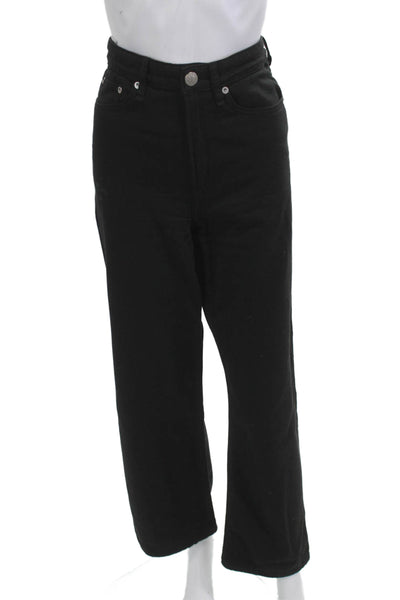 Rag & Bone Womens Cropped Pants Black Size 26