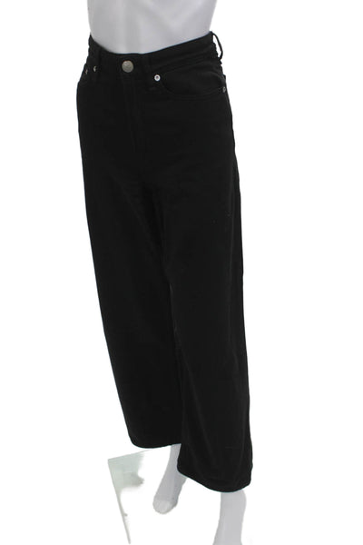 Rag & Bone Womens Cropped Pants Black Size 26