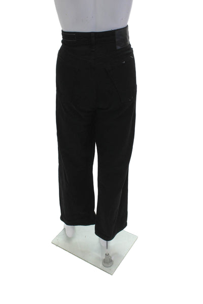 Rag & Bone Womens Cropped Pants Black Size 26