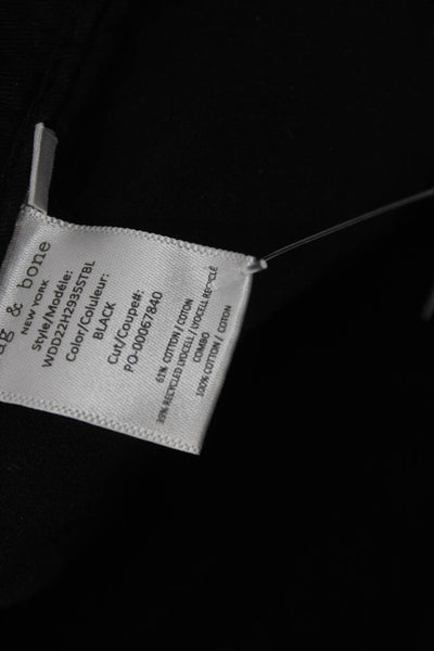 Rag & Bone Womens Cropped Pants Black Size 26